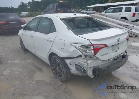 2015 Toyota Corolla S Plus из США, поврежденный, VIN 5YFBURHE3FP296888